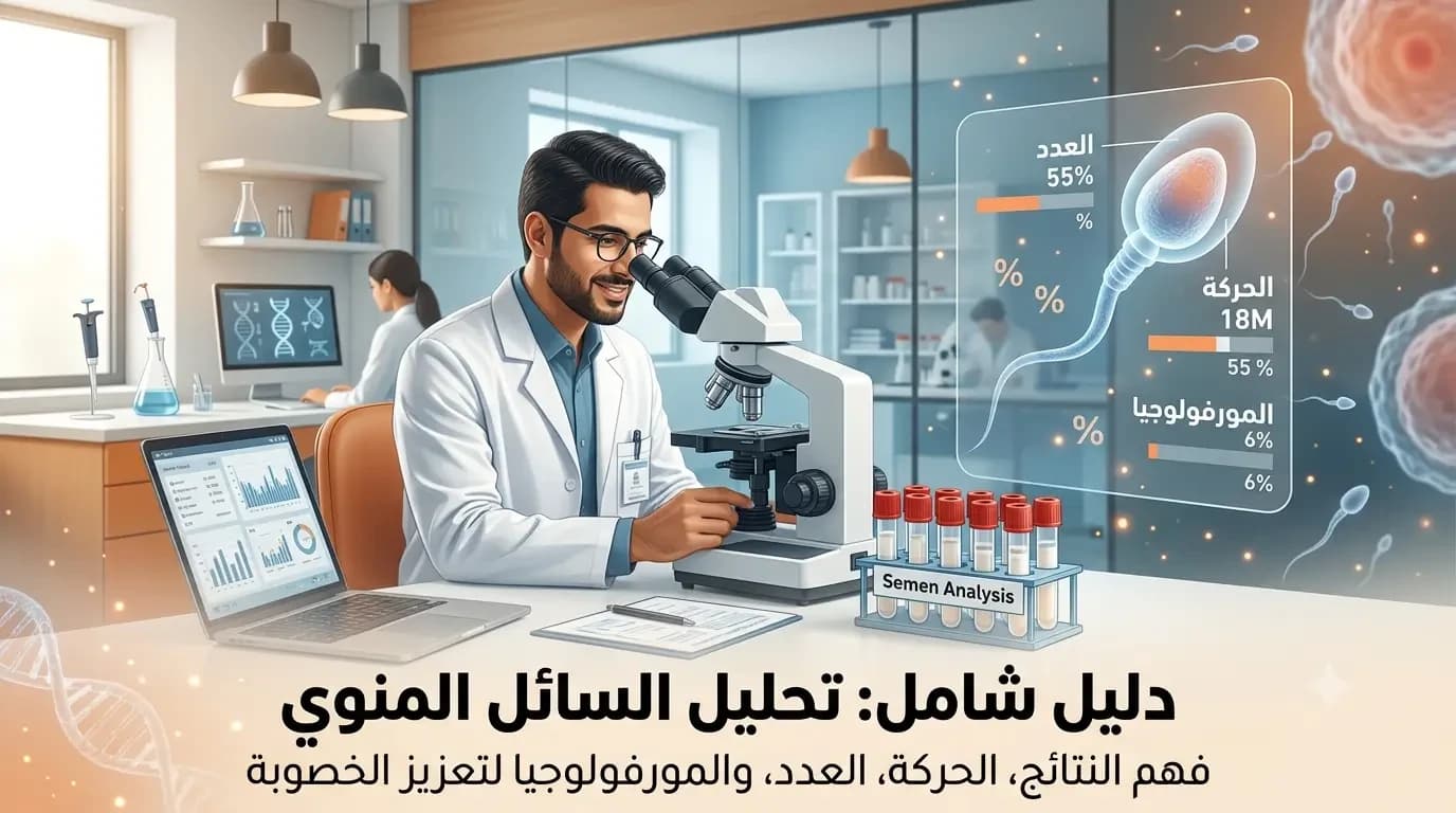 دليل شامل: كل ما تريد معرفته عن تحليل السائل المنوي